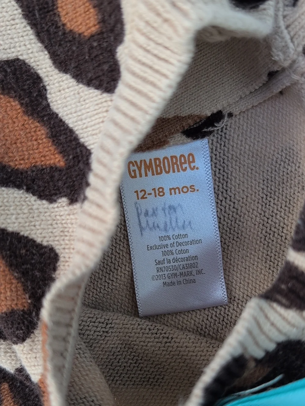 Gymboree knit leopard
